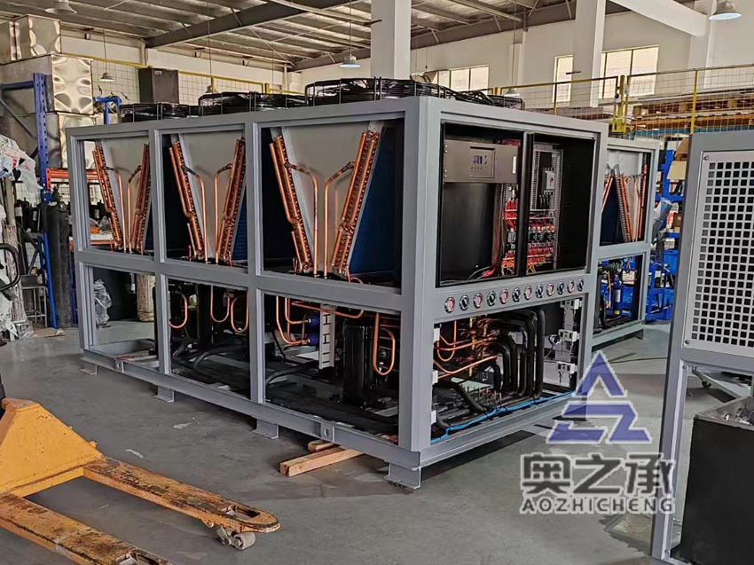 冷水機生產車間一角