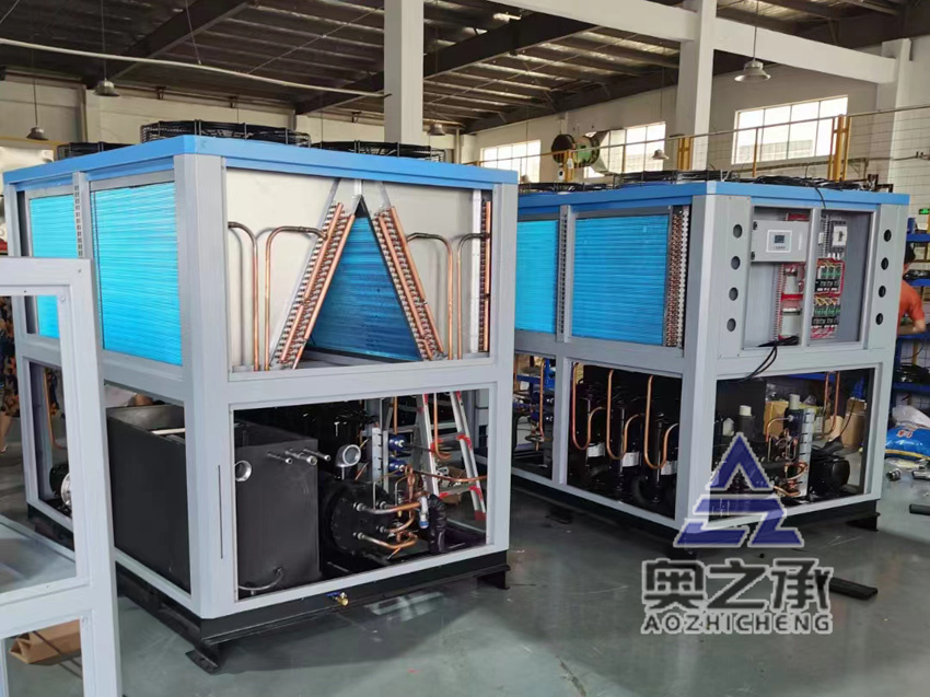 冷水機生產車間一角